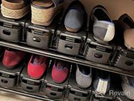 img 1 attached to Maximize Closet Space With Neprock Adjustable Shoe Organizer - Double Deck Shoe Rack Holder review by Ben Rodriguez