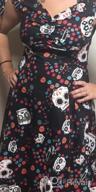 img 1 attached to Get Spooky-Chic With OTEN Women'S Vintage Polka Dot Swing Dress For Halloween Party! review by Jonathan Davenport