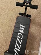 img 1 attached to Bigzzia Foldable Ab Exercise Bench With LCD Monitor For Full Body Workout Including Leg, Thigh, Buttock, Rodeo And Sit-Up Exercises - Abdominal Workout Machine review by John Cox