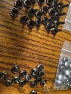 img 1 attached to 50 Sets Of 9Mm Double Cap Tubular Metal Leather Rivets With 8Mm Post And Gunmetal Finish For Rapid And Easy Leather Craft Projects - By CRAFTMEMORE review by Sheryl Lockwood