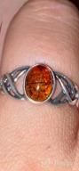 img 1 attached to 🧑 Celtic-inspired Amber Sterling Silver Jewelry for Boys: Elegant Celtic Knots Design review by Warrick Batebi