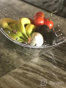 img 2 attached to Stylish BBLHOME Fruit Basket: A Modern Kitchen Essential For Organizing Fruits And Vegetables