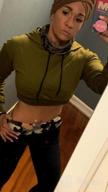 img 1 attached to Women'S Cute Crop Top Hoodie For Summer Workout - Long Sleeve Pullover Sweatshirt review by Tim Knain