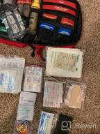 img 1 attached to Surviveware Survival First Aid Kit: Outdoor Preparedness With Removable MOLLE Compatible System & Labeled Compartments For Backpacking, Hiking & Outdoors review by Matthew Rodenbaugh