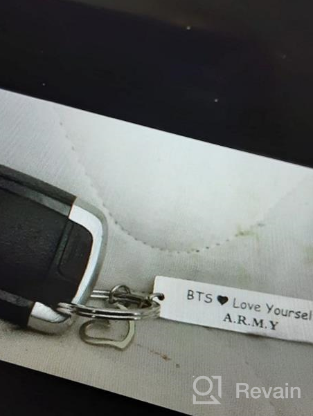 img 1 attached to EIGSO BTS Love Yourself Keychain: Perfect Gift for Bangtan Boys Fans and the BTS Army review by Bob Moonin