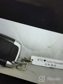 img 6 attached to EIGSO BTS Love Yourself Keychain: Perfect Gift for Bangtan Boys Fans and the BTS Army