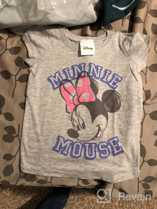 img 1 attached to 🐭 Disney Minnie Mouse Heathered Toddler T-Shirt - Girls' Clothing review by Vinny Howard