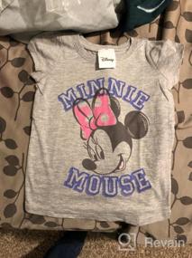 img 4 attached to 🐭 Disney Minnie Mouse Heathered Toddler T-Shirt - Girls' Clothing