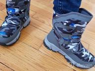 img 1 attached to Stay Warm And Dry This Winter With UBFEN Kids' Snow Boots: Waterproof, Slip-Resistant, And Perfect For Outdoor Adventures! review by Tammy Miller