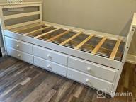 img 1 attached to Windaze Twin Trundle Bed With Storage And 3 Drawers - Perfect Captain Bed For Kids And Teens | Wooden Slat Support, No Need For A Box Spring | Brown review by Gerald Munajj