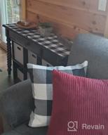 img 1 attached to Farmhouse Chic: Set Of 4 Buffalo Check Plaid Throw Pillow Covers For Home Decor & Living Spaces! review by James Ohlrogge