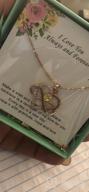 картинка 1 прикреплена к отзыву Love Heart Birthstone Infinity Necklace - Birthday Gift For Women, Sister And Girls By Sovesi от Joshua Sharma