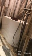 картинка 1 прикреплена к отзыву FerdY Shangri-La 55" Acrylic Freestanding Bathtub - Small Classic Oval Shape, Brushed Nickel Drain & Minimalist Linear Design Overflow, Modern White CUPC Certified от Troy Caldwell