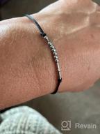 img 1 attached to Morse Code Mother Daughter Bracelet Set | Mom Jewelry Gift For Women & Girls | Mothers Day Family Gifts. review by Brandon Woods