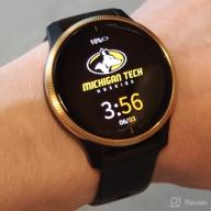img 3 attached to Garmin Venu: Gold GPS Smartwatch with Bright Touchscreen Display, Music, Body Energy Monitoring, Animated Workouts, Pulse Ox Sensor and More – Black Band review by Gagaan Pahal ᠌