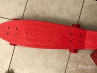 img 1 attached to Ride In Style With A 27-Inch Vintage Skateboard For Adults And Kids - Ideal Shortboard For Beginners And Pros With Interchangeable Wheels review by Ryan Moran