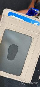 img 7 attached to RFID Блокирующий кошелек карманный - Стильный и минималистичный держатель для кредитных карт с отстегивающимся карабином - идеален как для мужчин, так и для женщин - экологически безопасный.