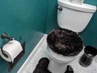 картинка 1 прикреплена к отзыву SoHome Spa Step: Plush Chenille Shag Toilet Lid Cover - Machine Washable Taupe Luxury For Ultimate Comfort от Victor Jack