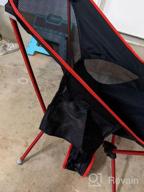 img 1 attached to MARCHWAY Ultralight Folding Camping Chair, Heavy Duty Portable Compact For Outdoor Camp, Travel, Beach, Picnic, Festival, Hiking, Lightweight Backpacking (Sky Blue) review by Howie Broyles
