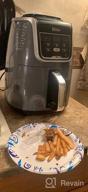 картинка 1 прикреплена к отзыву Ninja AF150AMZ 5.5 Qt Air Fryer XL - Roast, Bake, Reheat & Dehydrate With Dishwasher Safe Nonstick Basket & Crisper Plate + Chef-Inspired Recipe Guide (Grey) от David Dugas