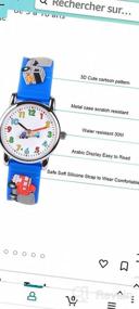 img 6 attached to Blue Girls' Waterproof Silicone Child Watches by Venhoo