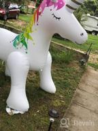 картинка 1 прикреплена к отзыву Gigantic Unicorn Sprinkler For Kids - Jasonwell Inflatable Water Toy For Epic Summer Fun (XXXL) от Larry Lackings