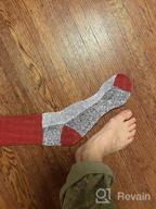 img 1 attached to Extra-Warm Winter Boot Socks For Men And Women - 3 Pairs Of Merino Wool Thermal Socks By Debra Weitzner For Cold Weather review by Maria Noble