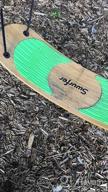 img 1 attached to Bamboo Limited Edition Swurfer Tree Swing - Adjustable Handles, Skateboard Seat Design, And Stand Up Surfing Style review by Anthony Epps