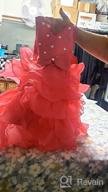 img 1 attached to NNJXD Dress Ruffles Wedding Dresses Girls' Clothing review by Stacy Watkins