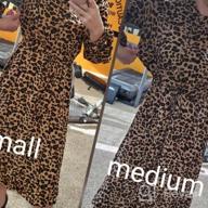 img 1 attached to Leopard Print Midi Dress With Long Sleeves And Belt - KIRUNDO Women'S Flowy A-Line High Waist Dress For Spring And Summer 2023 review by Shannon Baroody