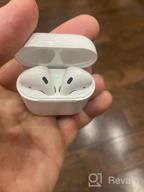 img 3 attached to Apple AirPods 2 wireless headphones with charging case MV7N2 RU, white review by Bach ᠌