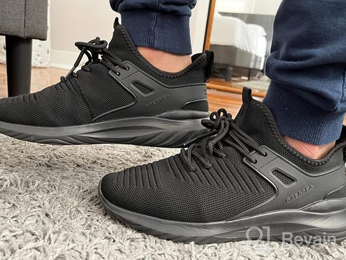 img 1 attached to Maximize your Performance with GALASEA Breathable Jogging Sneakers: The Ultimate Running Companion review by Isaiah Boys