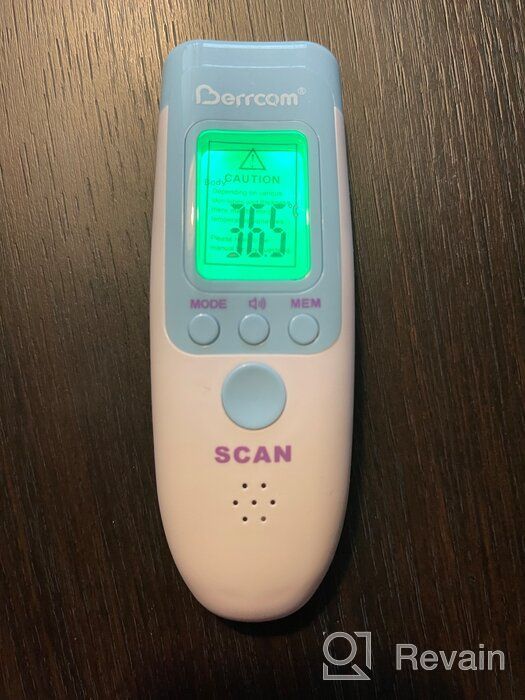 img 2 attached to Berrcom JXB-183 Non Contact Infrared Forehead Thermometer: Medical Grade, 3-in-1, FDA & CE Certified with Multifunctional Memory Recall – Ideal for Baby Fever Check review by Agata Uchman ᠌