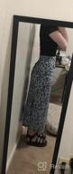 img 1 attached to Womens Printed High Waist Midi Skirt With Side Split And Zipper Detail - Perfect For Casual Wear review by Kevin Tompkins