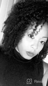 img 8 attached to 16 Дюймов 7 Шт. / Компл. Бразильские Девственные Человеческие Волосы Естественный Цвет Клип Ins Для Афроамериканских Женщин | Luwigs Afro Kinky Curly 4B 4C Clip In Hair Extensions