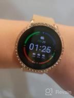 img 1 attached to Sparkle Your Samsung Galaxy Watch 4 With Goton PC Crystal Diamond Screen Protector And Protective Bumper Cover - Perfect For Women And Girls (Silver, 40Mm) review by Monica Nixon