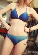 img 1 attached to CharmLeaks Halter Triangle Bikini With Tie-Side Bottoms For Women'S Swimwear review by Hector Trung