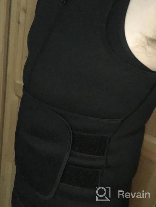 img 1 attached to TAILONG Men'S Hot Sweat Vest Neoprene Sauna Suit Waist Trainer Zipper Body Shaper With Adjustable Workout Tank Top - Get Fit Now! review by Matt Dyen