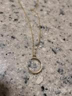 img 1 attached to Delicate Sterling Silver Moon Necklace: Minimalist Women's Jewelry Gift with Adjustable Chain review by Amy Arakaki