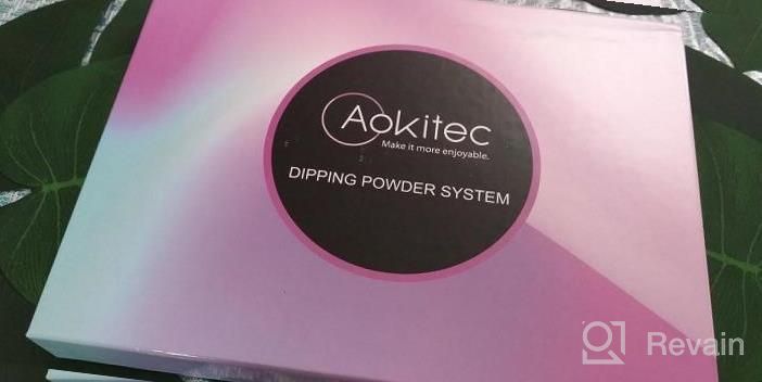 img 1 attached to Aokitec 21Pcs Dip Powder Nail Kit Starter, Nail Dip Powder 12Colors Dip Powder Gel Nail Kit Acrylic Powder Colors Dip Set For Starter review by Stacey Growe
