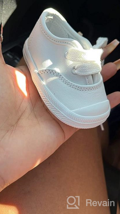 img 1 attached to Adorable Keds Champion Lace Toe Cap Sneaker 👟 for Infants and Toddlers - Comfort and Style Combined! review by Jared Allred