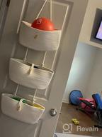 картинка 1 прикреплена к отзыву OrganiHaus Hanging Wall Baskets For Efficient Storage And Organization - Perfect For Bathrooms, Nurseries, And Over-The-Door Use от Ali Mitchell