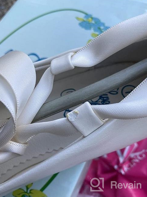 img 1 attached to Stylish Swea Pea & Lilli Ballerina Flats adorned with Satin Ribbon - Perfect for any Occasion! review by Sandra Edwards