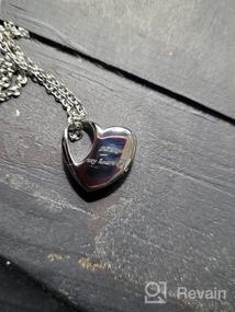 img 8 attached to Stylish & Durable: Girls' Waterproof Cremation Necklace - Stainless Steel Keepsake Jewelry