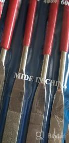 img 5 attached to Sharpen Your Tools With HTS 101I0 6Pc 180Mm / 40-600 Grit Diamond Flat File Set