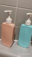 img 1 attached to Segbeauty Refillable Soap Dispenser Set, 4 Pack 6.8oz Press Pump Bottles for 🧴 Travel, Lotion, Hand Wash, Shampoo, Conditioner, Shower Gel, Essential Oil - 200ml Empty Cosmetic Containers review by Nick Narvasa