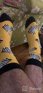 img 1 attached to Cool And Crazy Novelty Crew Dress Socks With Food Graphics And Animal Prints For Men By Bonangel Fun Socks review by Matthew Richards