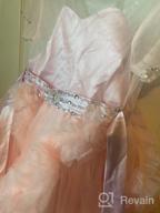 img 1 attached to Carat Girls' Clothing: Stunning V-Back Tulle Gowns review by Robert Gomatham