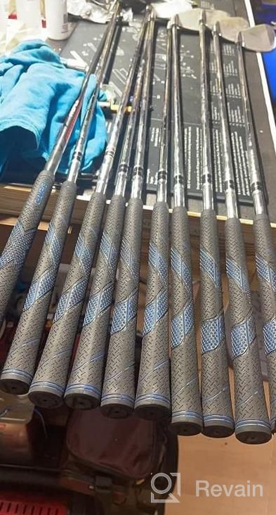 img 1 attached to Enhance Your Golf Game With CHAMPKEY Traction-X High Traction Golf Grips - Choose From 13 Strong And Durable Grips With Tapse And Kits Included! review by Brian Kumar