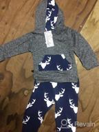 img 1 attached to Autumn Sweatsuit Set For Toddler Baby Boys: Long Sleeve Hoodie And Pants For Stylish And Comfortable Outfits review by Matt Pratt